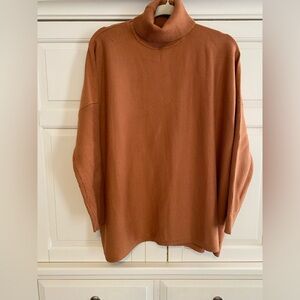 Joan Voss Burnt Orange Women’s Turtleneck Sweater